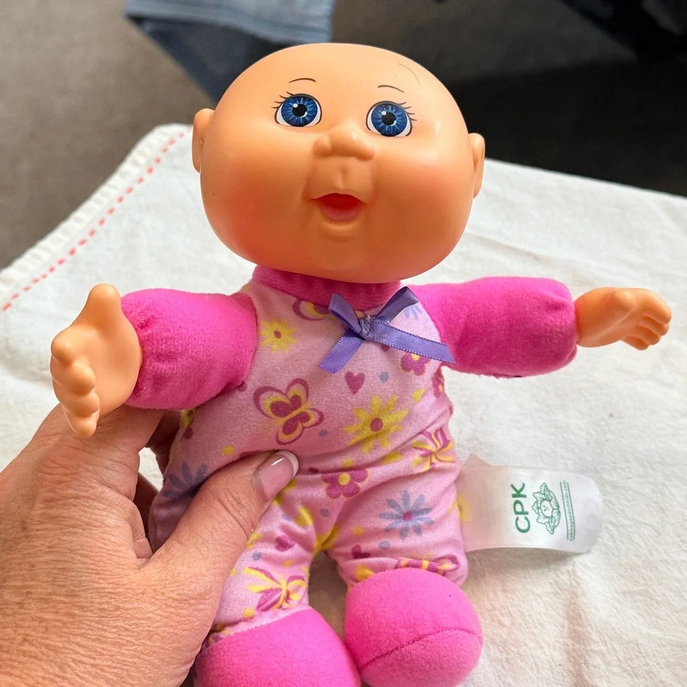Cabbage Patch Kids Mattel 1991 First Edition & 2021 Jazwares Doll Set Pink 2pc